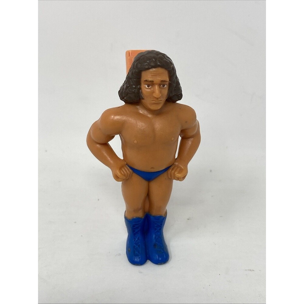 Vintage 1985 WWF Wrestling Superstars Clip HG Toys Andre the Giant Blue Boots